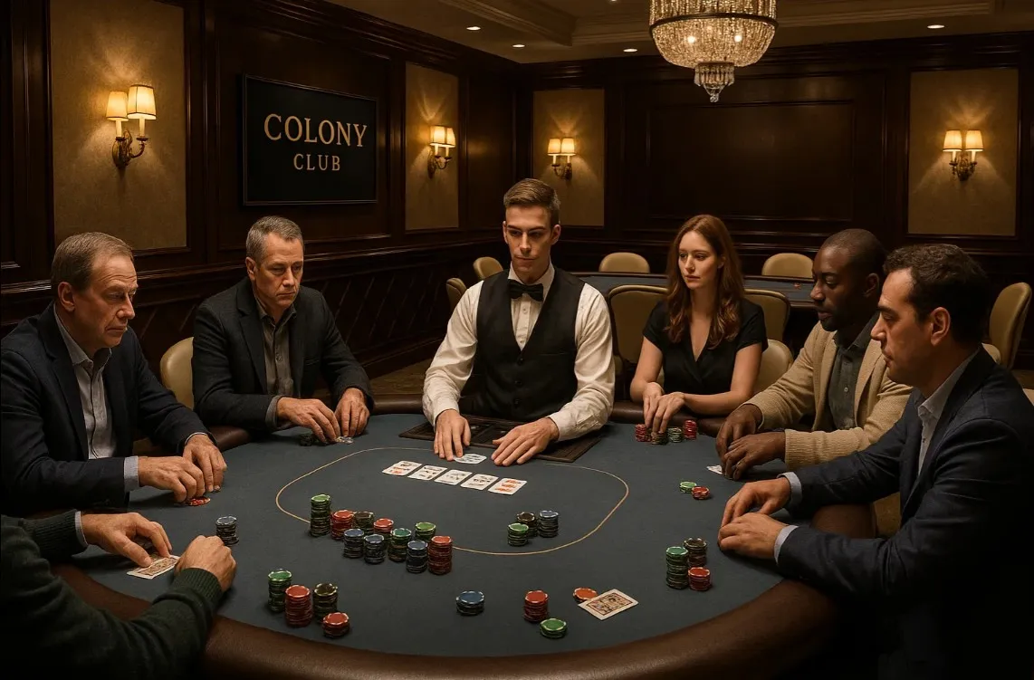 The Colony Club — покер-рум, лояльные условия и высокий комфорт